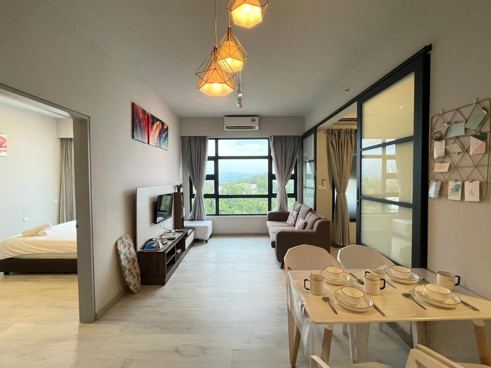 Vv Homestay Jesselton Quay Surla Sabah Mall Kk 亚庇贵赴行馆 Kota Kinabalu Esterno foto